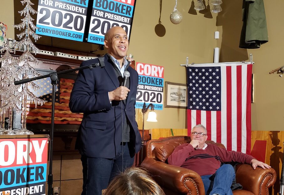 Senator Cory Booker and Representative Mark Smith